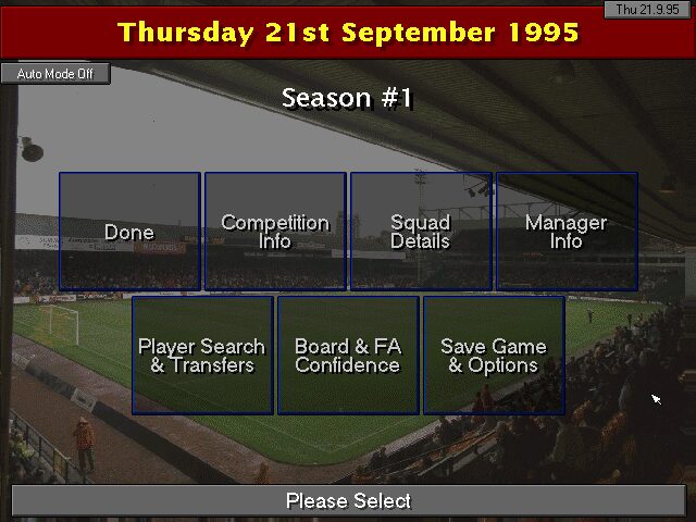Championship Manager 2 - DOS