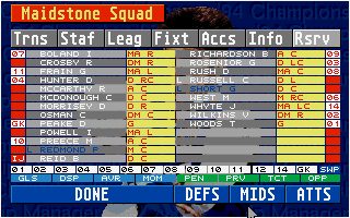 Championship Manager 93 - DOS