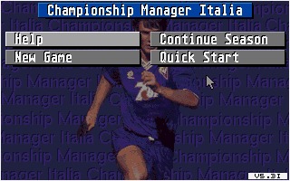Championship Manager Italia '95 - DOS