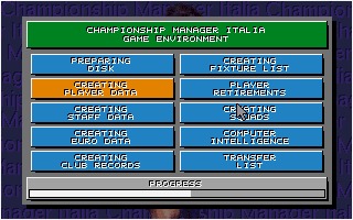 Championship Manager Italia 95 - DOS