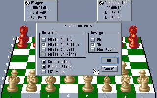 The Chessmaster 3000 DOS screenshot