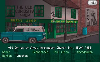 The Clue! DOS screenshot