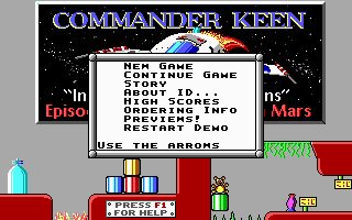Commander Keen DOS screenshot