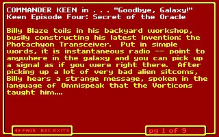 Commander Keen 4: Secret of the Oracle DOS screenshot