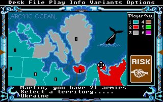 The Computer Edition of Risk - Atari ST