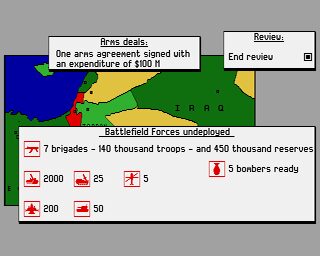 Conflict: Middle East Political Simulator Amiga screenshot