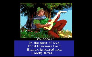 Conquests of the Longbow Amiga screenshot