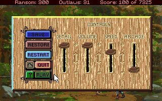 Conquests of the Longbow Amiga screenshot