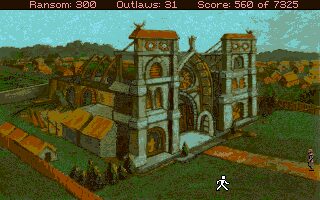 Conquests of the Longbow Amiga screenshot