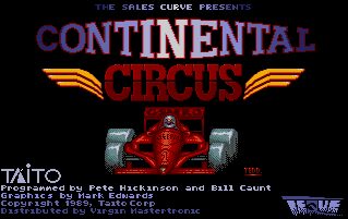 Continental Circus Amiga screenshot