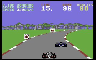 Continental Circus Commodore 64 screenshot