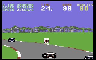 Continental Circus Commodore 64 screenshot