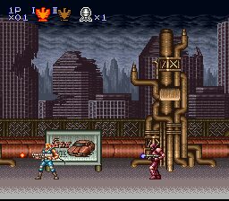 Contra III: The Alien Wars SNES screenshot