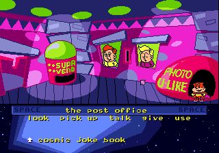 Cosmic Spacehead Amiga screenshot