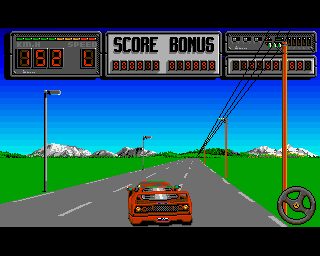 Crazy Cars II Amiga screenshot