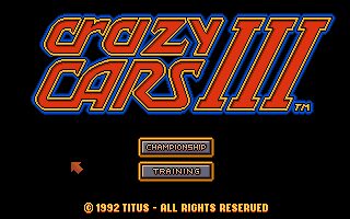 Crazy Cars III - Amiga
