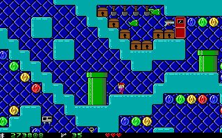 Crystal Caves DOS screenshot