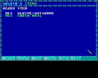 Curse of the Azure Bonds Amiga screenshot