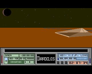 Damocles: Mercenary II Amiga screenshot