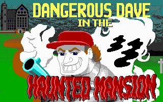 Dangerous Dave in the Haunted Mansion - DOS
