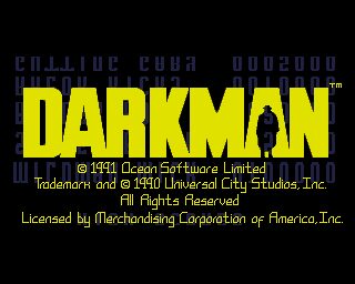 Darkman Amiga screenshot