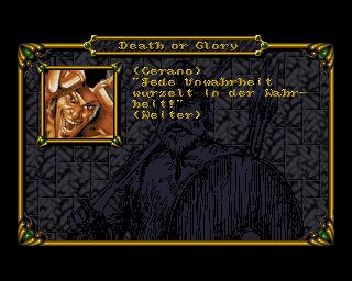 Death Or Glory: The Battle Of Morgan Amiga screenshot