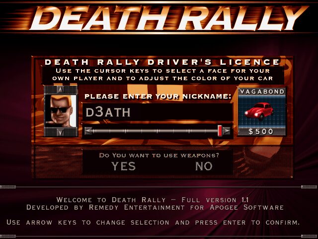 Death Rally - DOS