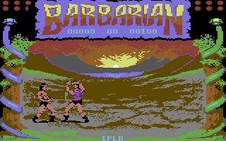 Barbarian: The Ultimate Warrior Commodore 64 screenshot