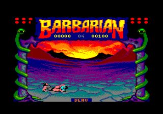 Barbarian: The Ultimate Warrior Amstrad CPC screenshot