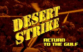Desert Strike: Return to the Gulf - Amiga