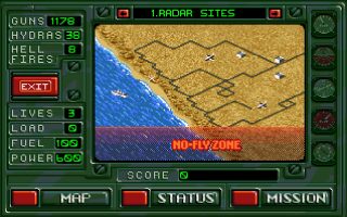 Desert Strike: Return to the Gulf Amiga screenshot