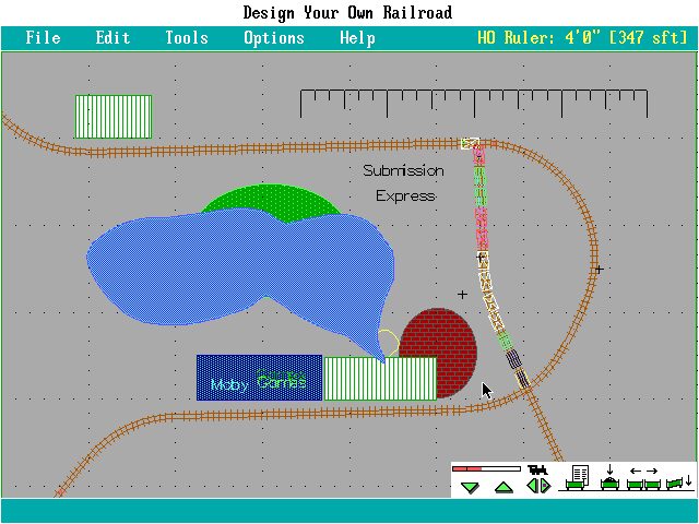 Design Your Own Railroad - DOS