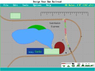 Design Your Own Railroad DOS screenshot