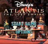 Disney's Atlantis: The Lost Empire Game Boy Color screenshot