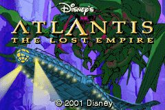 Disney's Atlantis: The Lost Empire Game Boy Advance screenshot