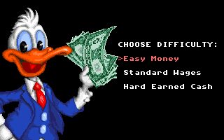 Duck Tales The Quest For Gold Screenshot Amiga