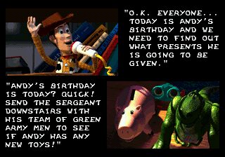 Disney's Toy Story Genesis screenshot