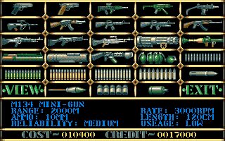 Dogs of War Amiga screenshot