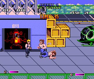 Double Dragon II: The Revenge Amiga screenshot