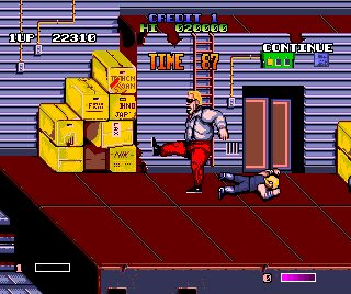 Double Dragon II: The Revenge Amiga screenshot