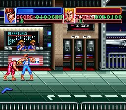 Super Double Dragon DOS screenshot