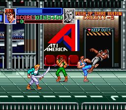 Super Double Dragon DOS screenshot