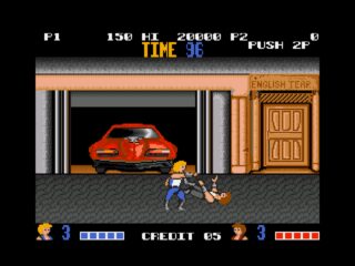 Double Dragon Amiga screenshot