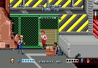 Double Dragon Genesis screenshot