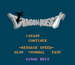 Dragon Quest NES screenshot
