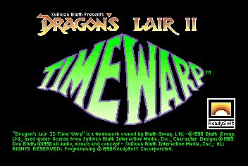 Dragons Lair II: Time Warp - Amiga