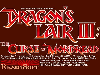 Dragons Lair III: The Curse of Mordread - Amiga
