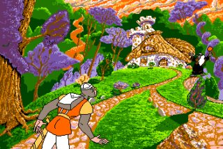 Dragon's Lair III: The Curse of Mordread Amiga screenshot
