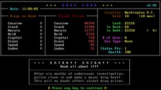 Druglord DOS screenshot