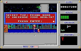 Duke Nukem: Episode 1 - Shrapnel City DOS screenshot
